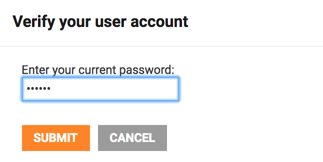 two-factor authentication enter password