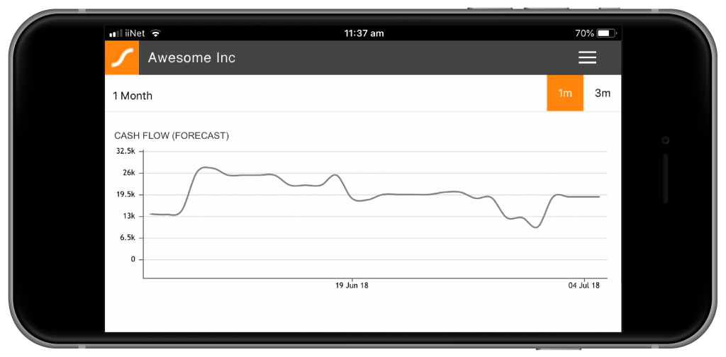 cashflow forecaster graph