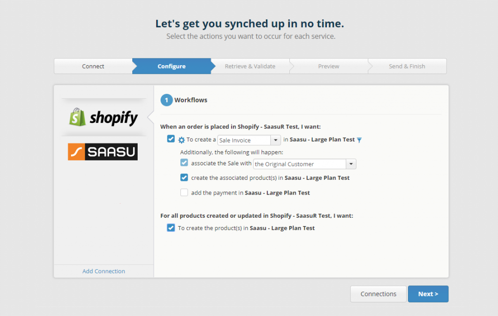 Add Saasu file details